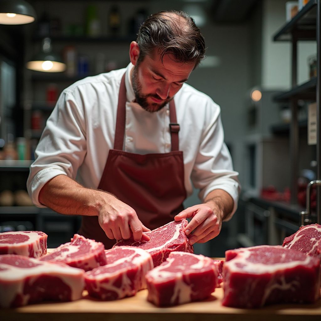 Selection of premium meat cuts